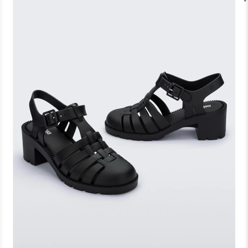 Melissa Black Possession Jelly Heels Jelly Shoes